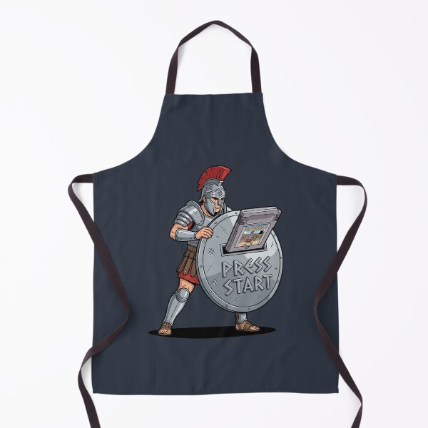 Item preview, Roman Gladiator Shield Retro Game Cartridge Press Start designed and sold by Rare By Hero.