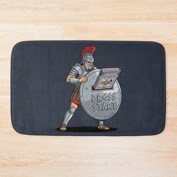 Item preview, Roman Gladiator Shield Retro Game Cartridge Press Start designed and sold by Rare By Hero.