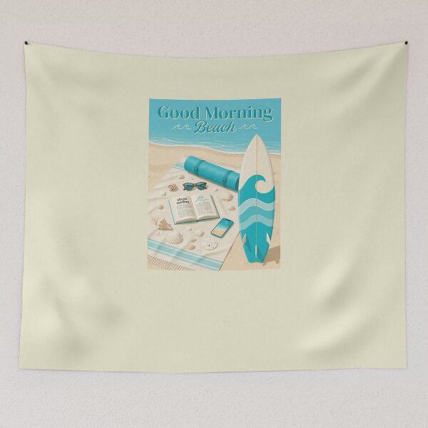 Item preview, Good Morning Beach designed and sold by SaltySurfgirl.