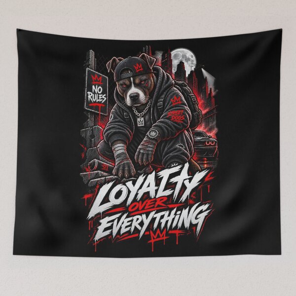Item preview, Stray Dog Loyalty Over Everything Streetwear designed and sold by Svetrovnia - Street Style.