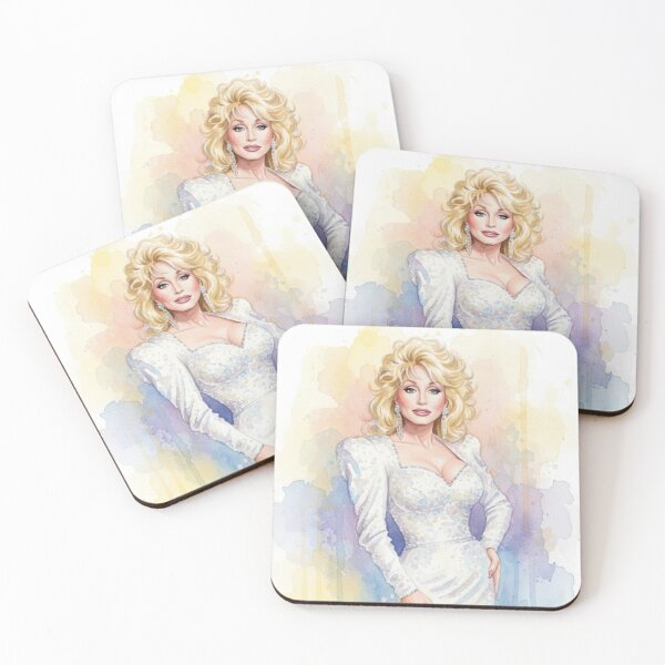 Item preview, Dolly Parton, white sparkle dress. designed and sold by Pinkgnomie.