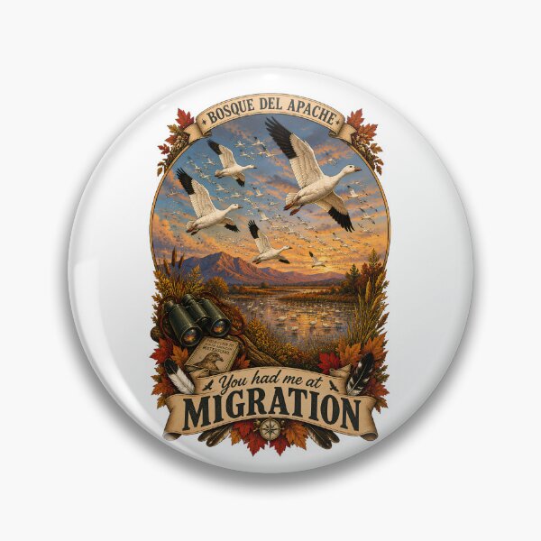 Item preview, Bosque del Apache Me conquistaste con la migración de los gansos nivales designed and sold by Neurospicy Trolls.