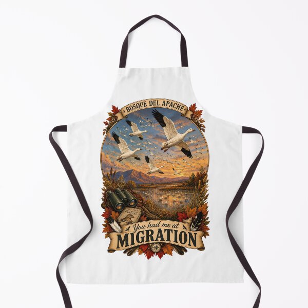 Item preview, Bosque del Apache Me conquistaste con la migración de los gansos nivales designed and sold by Neurospicy Trolls.