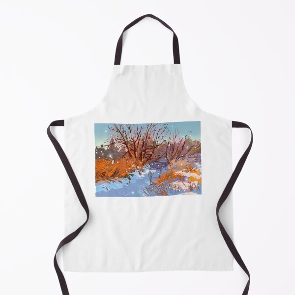 Item preview, Snowy Winter River Landscape Digital Speedpaint designed and sold by BarbeeOneida.