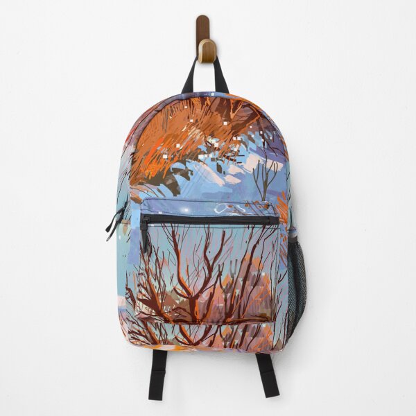 Item preview, Snowy Winter River Landscape Digital Speedpaint designed and sold by BarbeeOneida.
