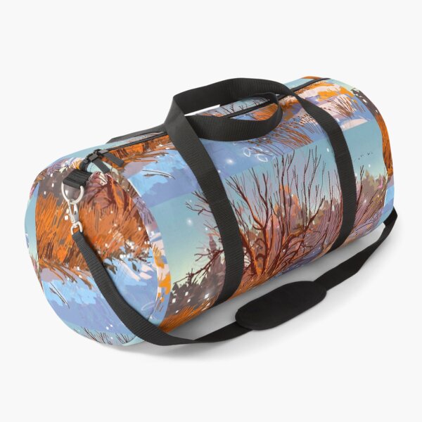 Item preview, Snowy Winter River Landscape Digital Speedpaint designed and sold by BarbeeOneida.