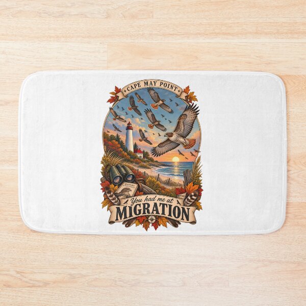 Item preview, Cape May Point You Had Me At Migration Hawk Migration designed and sold by Neurospicy Trolls.