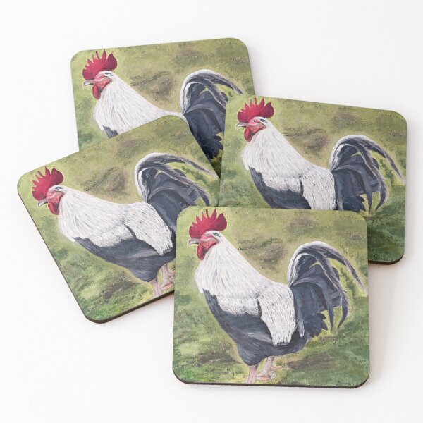 Item preview, Rooster in the Sunny City designed and sold by helenspoonart.