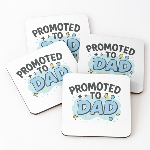 Item preview, Promoted to Dad Shirt • New Dad Gift • Pregnancy Announcement for Fathers • Cute Baby Reveal Design designed and sold by SoulThread Studio.