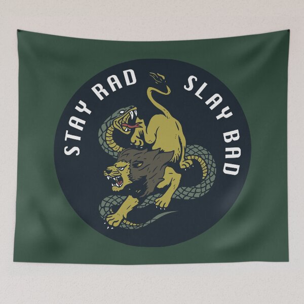 Item preview, STAY RAD SLAY BAD  designed and sold by YellowDoorStudiosShop.