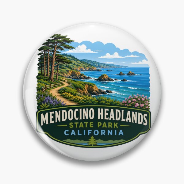 Item preview, Mendocino Headlands State Park, California designed and sold by Myra365Art.