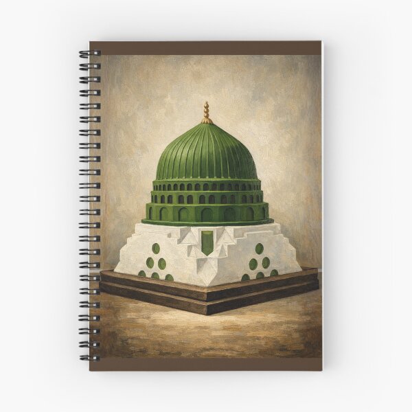 Item preview, The Green Dome of Madina – Sacred Islamic Architecture Art designed and sold by D-Islamic.