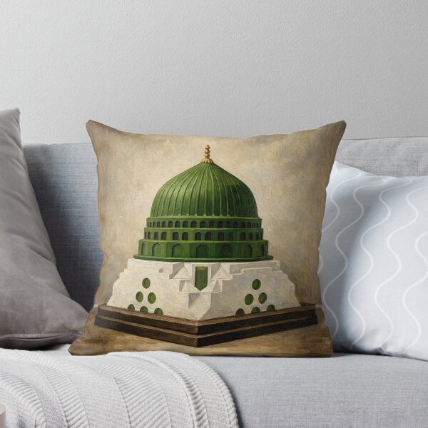 Item preview, The Green Dome of Madina – Sacred Islamic Architecture Art designed and sold by D-Islamic.