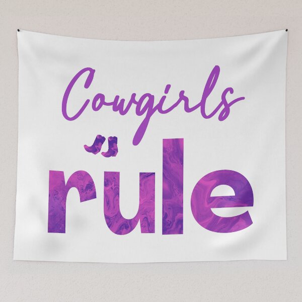 Item preview, Cowgirls Rule 1 - Flow Art / Pour Painting - jdp-22-0011 designed and sold by ANomadDesigns.