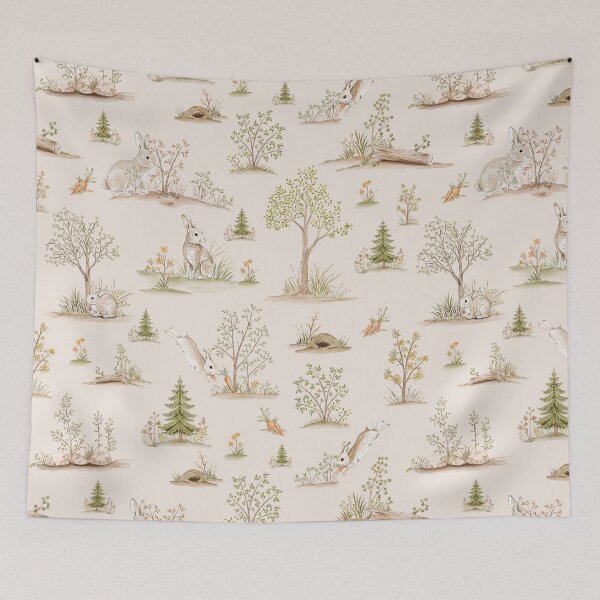 Item preview, Woodland Serenity - Warm Beige Woodland Palette  designed and sold by Fabricatemyart.