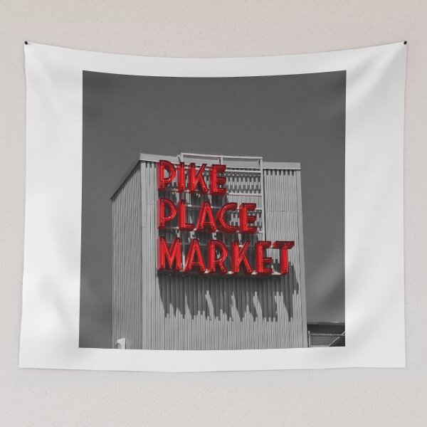 Item preview, Mercado Pike Place aislado por color designed and sold by Cblifeisgood.