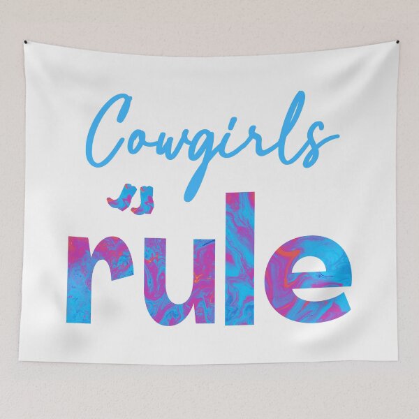 Item preview, Cowgirls Rule 2 - Flow Art / Pour Painting - jdp-22-0012 designed and sold by ANomadDesigns.