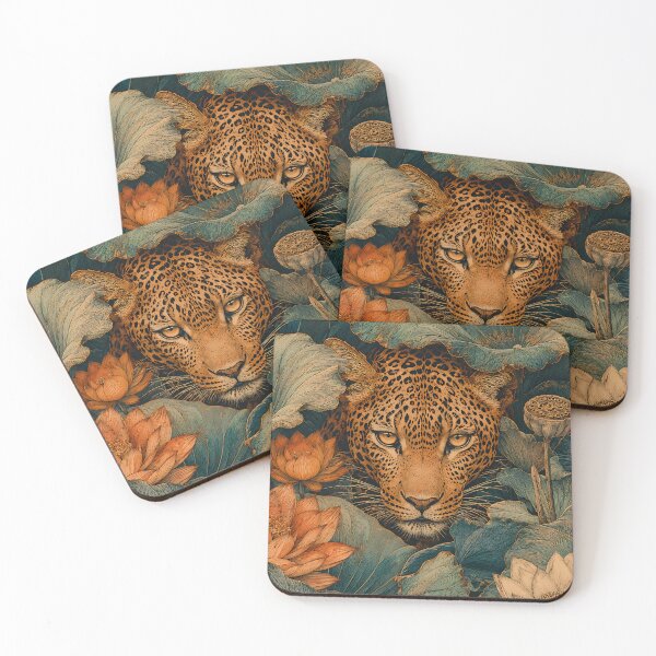 Item preview, Lotus Leopard – Vintage Botanical Art designed and sold by RkskArt.