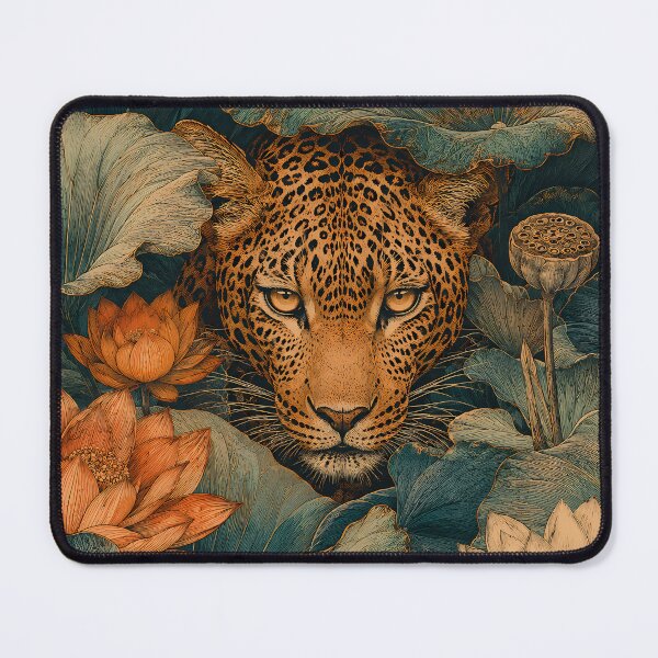 Item preview, Lotus Leopard – Vintage Botanical Art designed and sold by RkskArt.