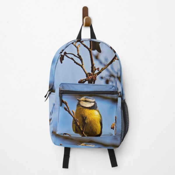 Item preview, Perched Eurasian Blue Tit on Bare Twigs designed and sold by BarbeeOneida.