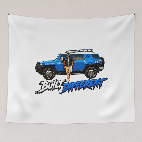 Item preview, Toyota FJ Cruiser Built Different Blue 4x4 Off Road Shirt  designed and sold by LC&LCPlatform.