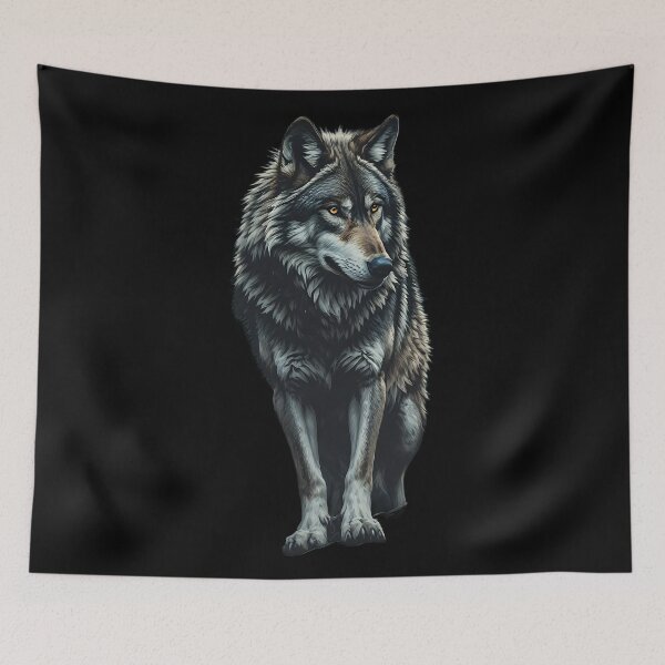 Item preview, Majestic Wolf Portrait for T-Shirts, Hoodies & Posters designed and sold by UrbanPrts.