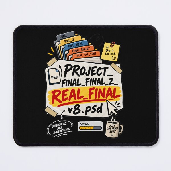 Item preview, Final Final Real Final V8 – Funny Graphic Designer Freelancer designed and sold by GraphiteRealm.