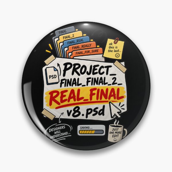 Item preview, Final Final Real Final V8 – Funny Graphic Designer Freelancer designed and sold by GraphiteRealm.