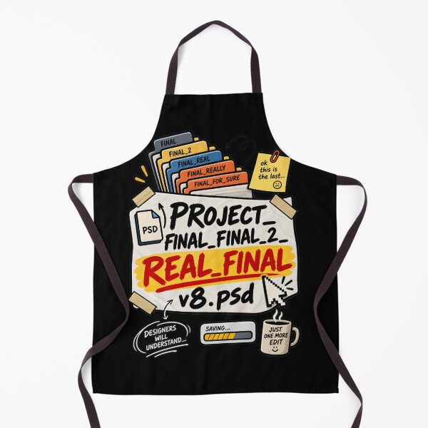 Aperçu de l'œuvre Finale Finale Réelle Finale V8 – Graphiste freelance humoristique créée et vendue par GraphiteRealm.