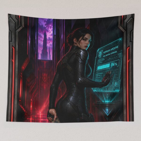 Item preview, Hera von Stenasis Heist Of The Korgan Archive Oppressive AI Concept Art by Xzendor7 designed and sold by Xzendor7 Digital Art Creations.