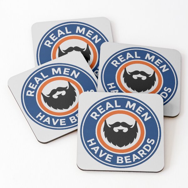Item preview, Real Men Have Beards Emblem designed and sold by ThreadRiotTees.