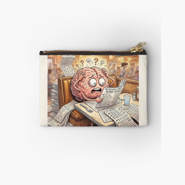 Item preview, Decision Fatigue Overwhelmed Brain Cafe Menu Humor designed and sold by Michaelragheb.