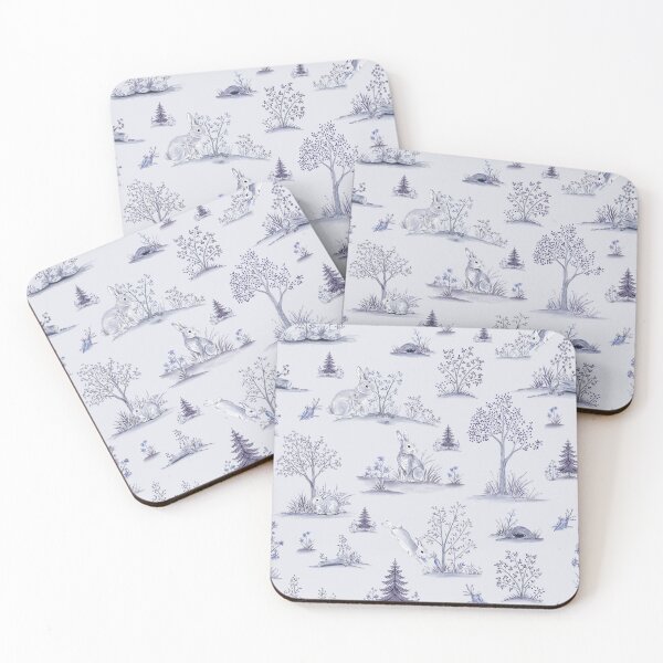 Item preview, Woodland Serenity - Dusty Periwinkle  designed and sold by Fabricatemyart.