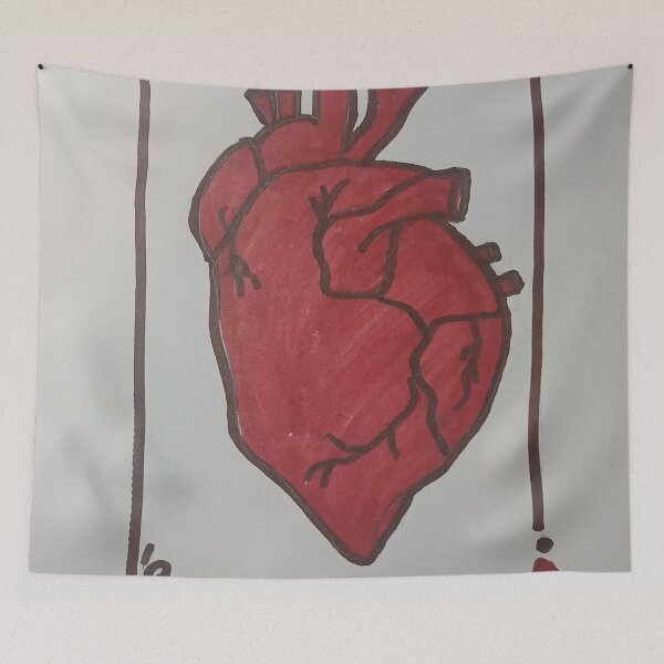 Item preview, Heart card designed and sold by pawfect521.