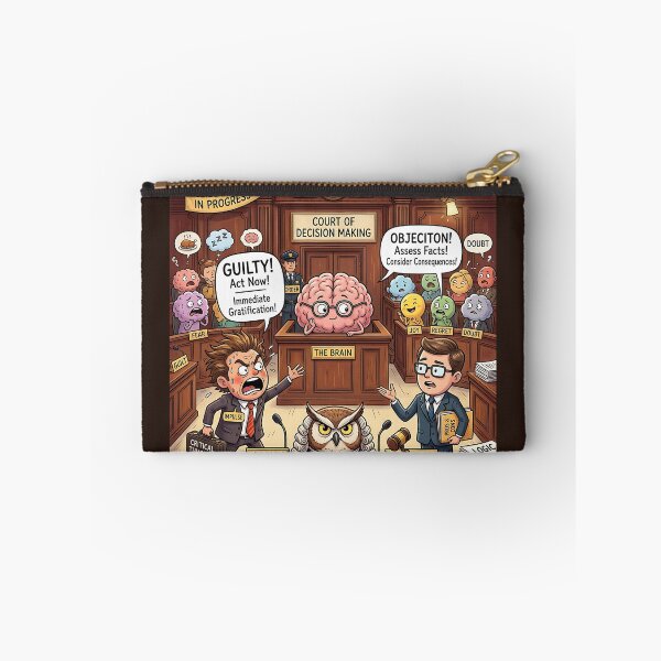 Item preview, Brain Court of Decision Making Impulse vs Logic designed and sold by Michaelragheb.