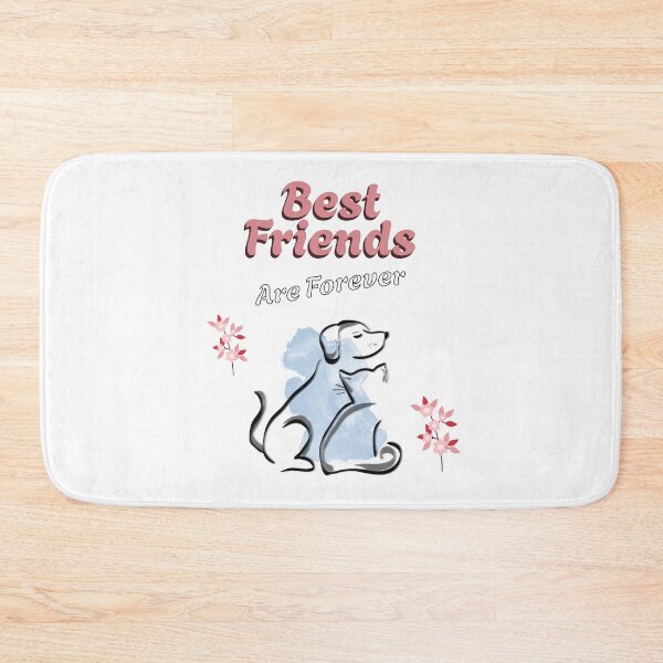 Item preview, Best Friends Are Forever – Minimal Dog and Cat Watercolor Pet Love Design designed and sold by SoulThread Studio.