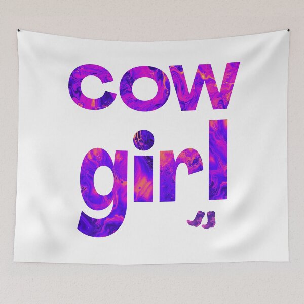 Item preview, cow girl - Flow Art / Pour Painting - jdp-22-0010 designed and sold by ANomadDesigns.