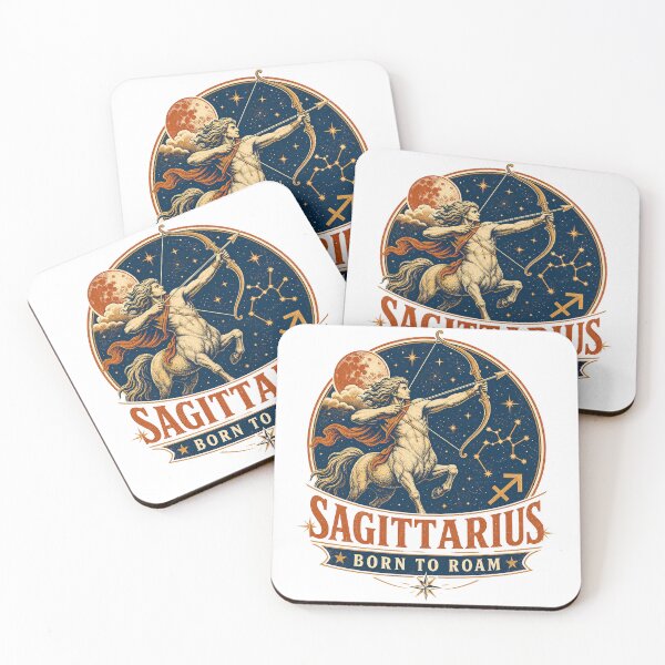 Item preview, Sagittarius Centaur Vintage Zodiac  — Light Version designed and sold by TheOddPrints.