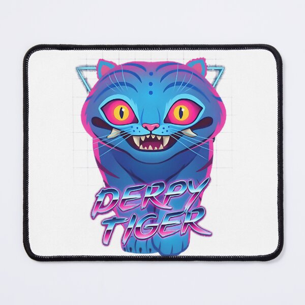 Item preview, Funny Kpop Derpy Tiger Retro Synthwave Vaporwave Aesthetic | Perfect Gift For You And Friends designed and sold by Golden-Glory.