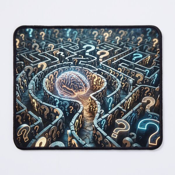 Item preview, Glowing Brain in Question Mark Maze Labyrinth designed and sold by Michaelragheb.