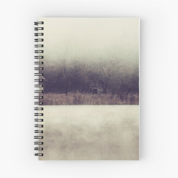 Item preview, Foggy Abandoned Riverside Cabin in Misty Woods designed and sold by BarbeeOneida.