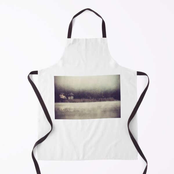 Item preview, Foggy Abandoned Riverside Cabin in Misty Woods designed and sold by BarbeeOneida.
