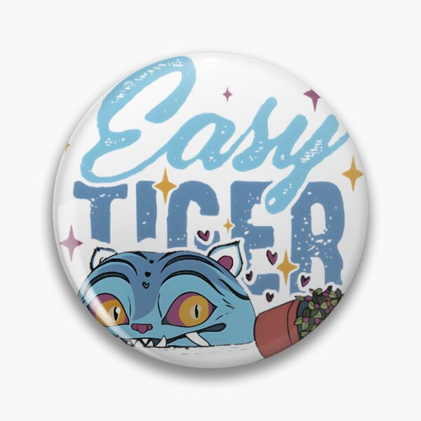 Item preview, Easy Tiger Cute Derpy Tiger And Bird Fantasy Hunter Illustration | Best Gift designed and sold by Golden-Glory.