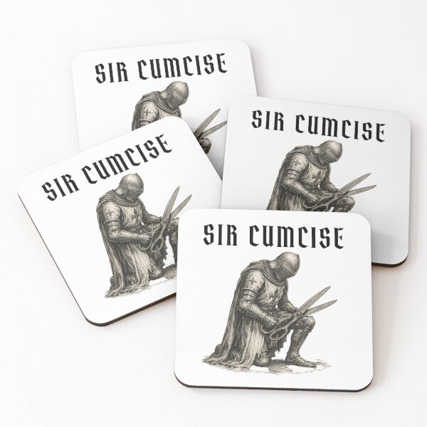 Item preview, Sir Cumcise Funny Medieval Knight Dark Humor Circumcise Humor designed and sold by Neurospicy Trolls.