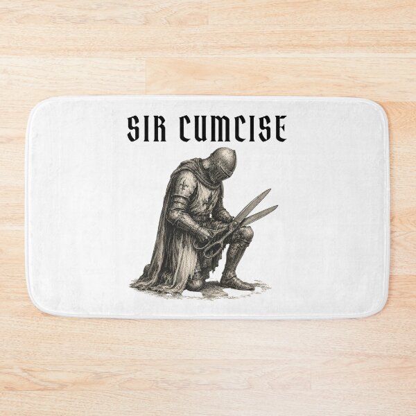 Item preview, Sir Cumcise Funny Medieval Knight Dark Humor Circumcise Humor designed and sold by Neurospicy Trolls.
