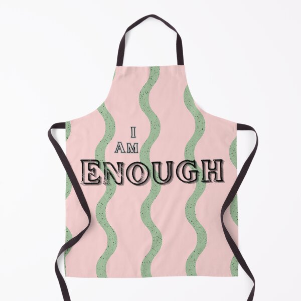 Item preview, I am Enough- Pink Positive Affirmation designed and sold by Khadique.