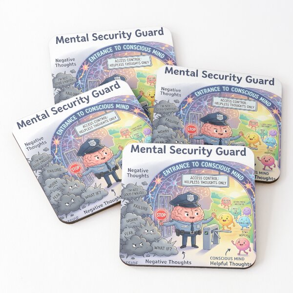 Item preview, Mental Security Guard Cognitive Boundaries Positivity Art designed and sold by Michaelragheb.