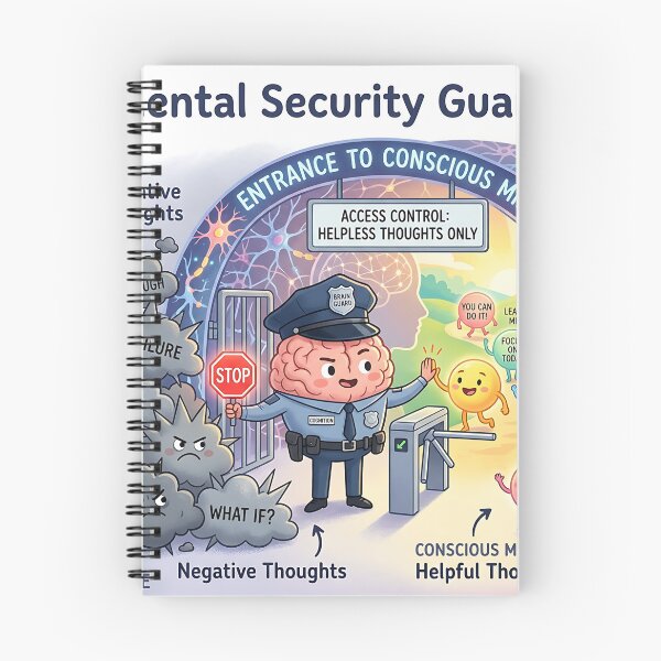 Item preview, Mental Security Guard Cognitive Boundaries Positivity Art designed and sold by Michaelragheb.