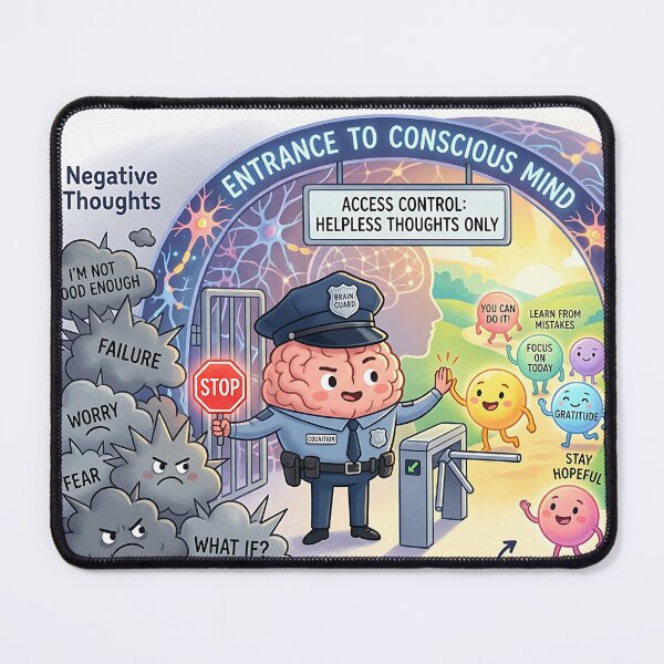 Item preview, Mental Security Guard Cognitive Boundaries Positivity Art designed and sold by Michaelragheb.