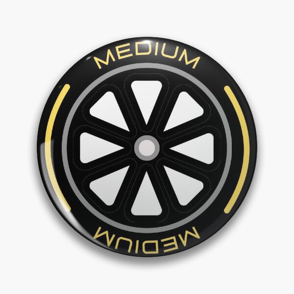 Item preview, F1 Tyre - Medium Compound designed and sold by shtickershop.
